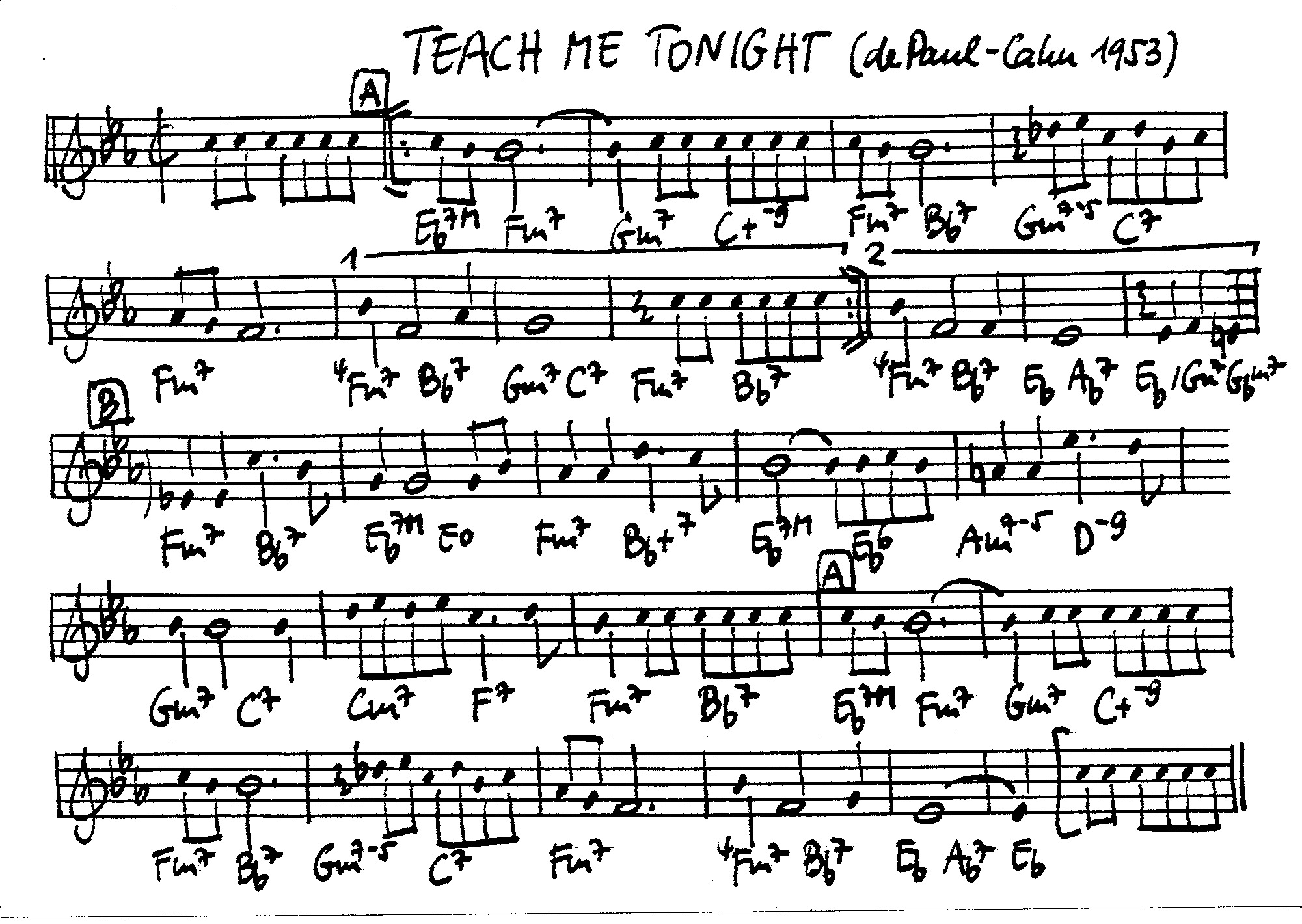 teach me tonight leadsheet – book us for your next 20s or gatsby event